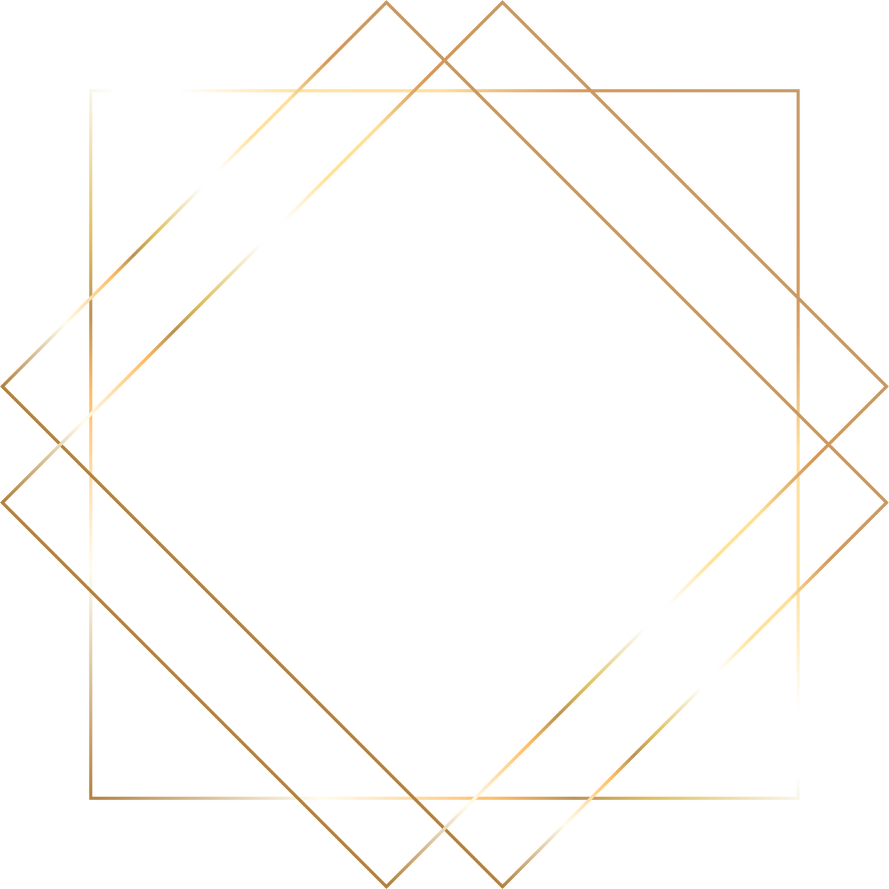 Golden Polygonal Frame